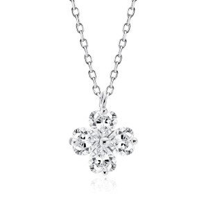 Colier argint trifoi cu 4 foi cu pietre DiAmanti Z2201NR_W-DIA (Argint 925‰ 2 g.) Colier argint trifoi cu 4 foi cu pietre DiAmanti Z2201NR_W-DIA (Argint 925‰ 2 g.)